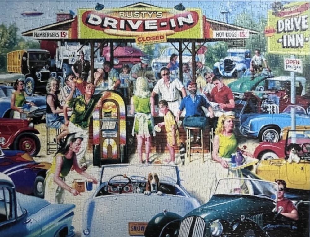 Rustys Diner - SunsOut puzzle collectible [Barcode 796780285897] - Main Image 3