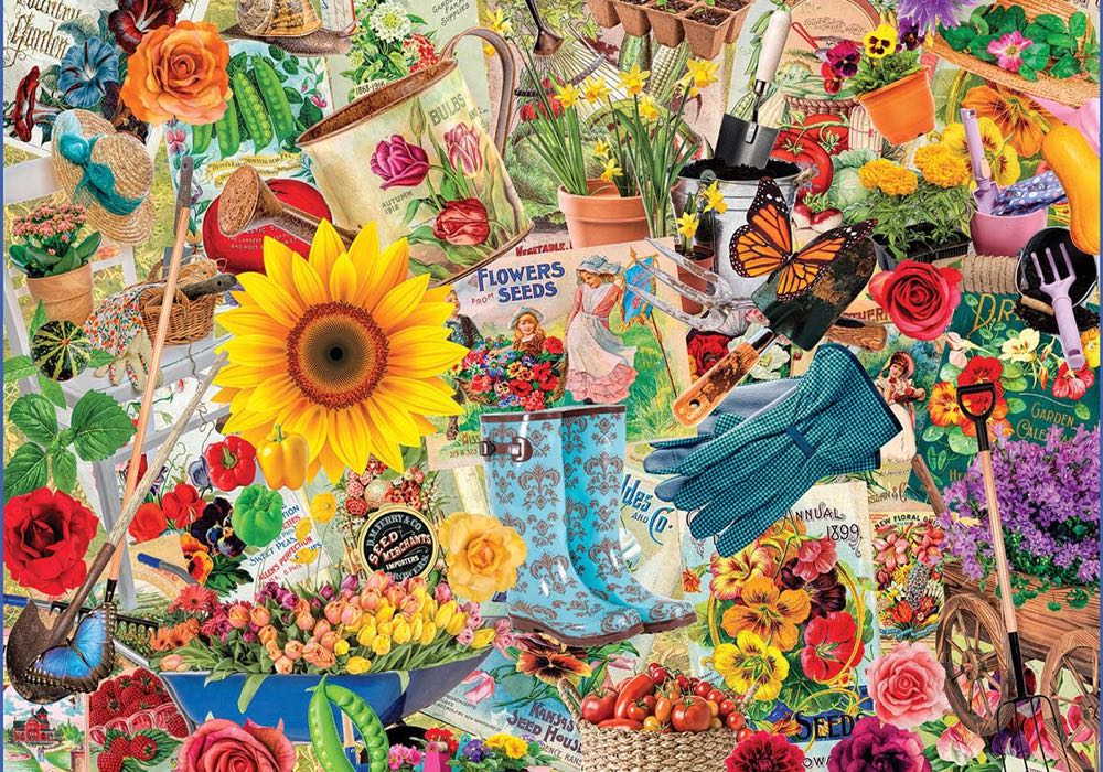 Flower Seeds - EuroGraphics puzzle collectible [Barcode 628136660105] - Main Image 2