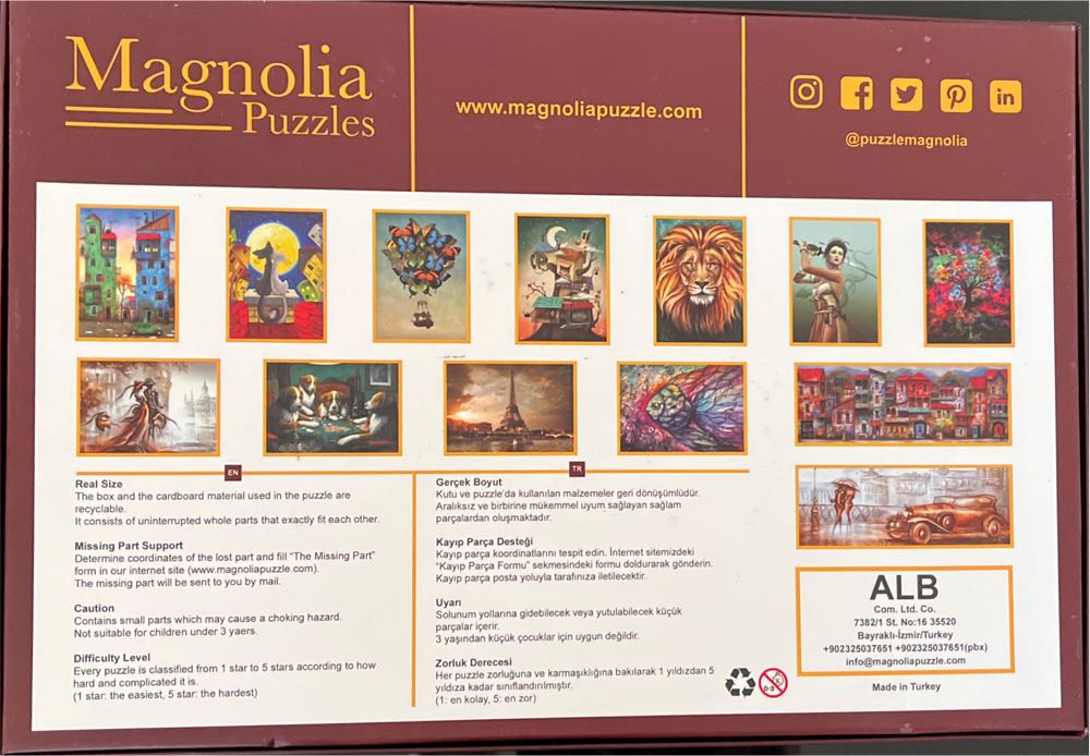 Surrealist Cat - Magnolia Puzzles puzzle collectible [Barcode 8699375066142] - Main Image 2