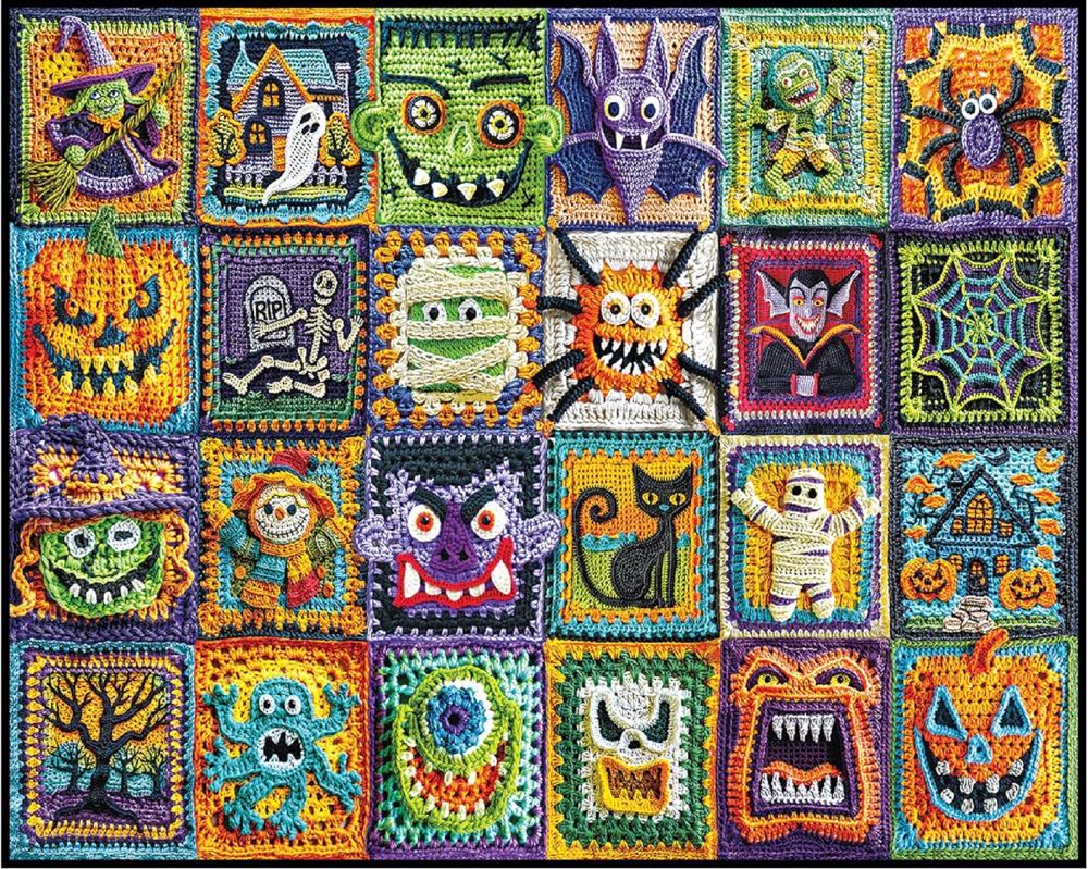Halloween Crochet - White Mountain puzzle collectible [Barcode 724819268443] - Main Image 2
