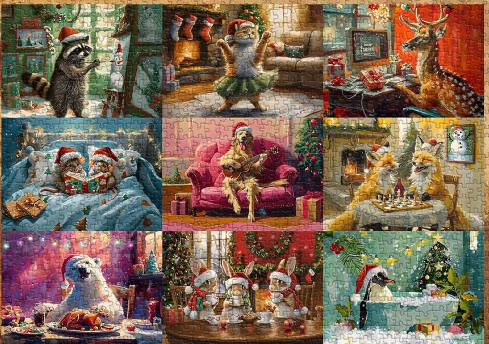 Animal Christmas Holiday (NIB) NFT - Pickforu puzzle collectible - Main Image 2