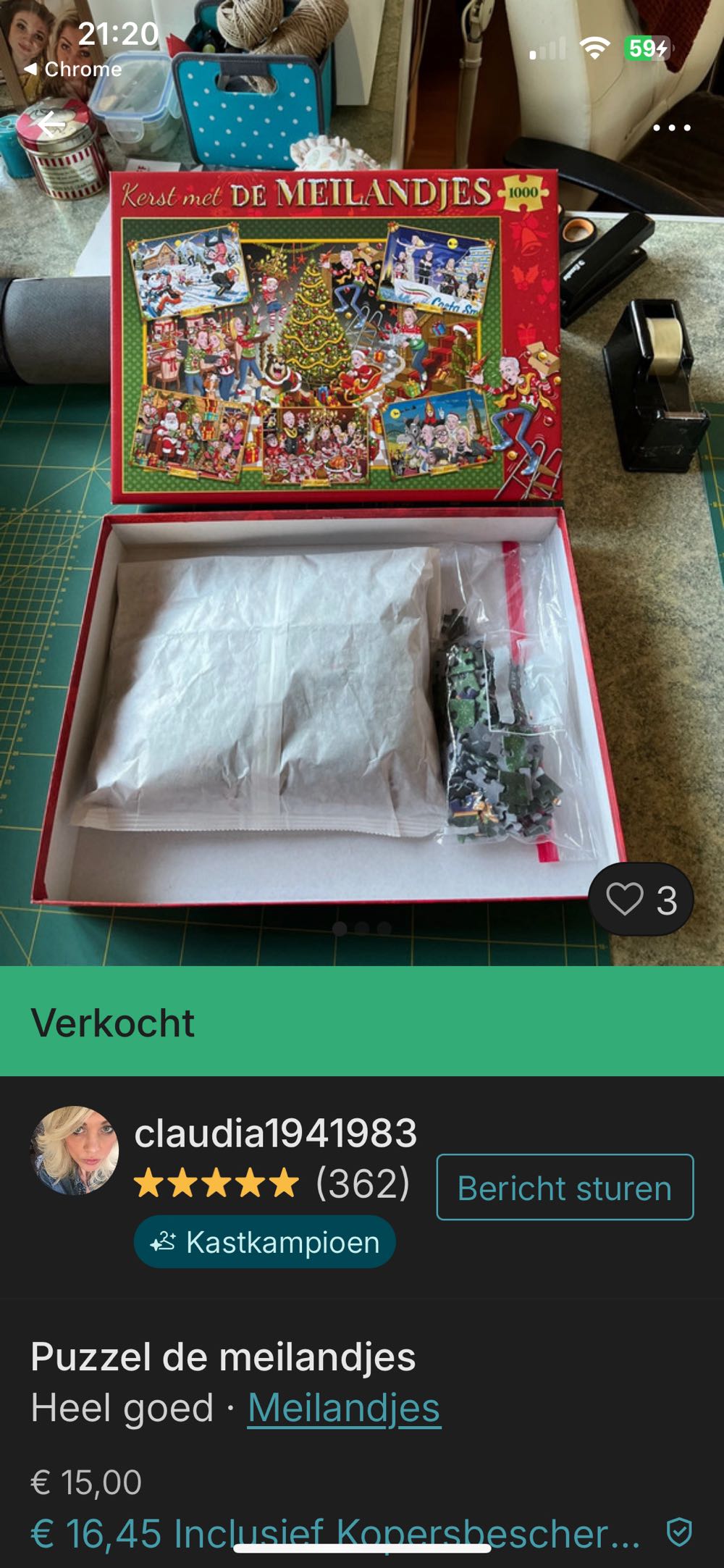 Kerst Met De Meilandjes - Tuckers Fun Factory puzzle collectible [Barcode 8720615482122] - Main Image 4