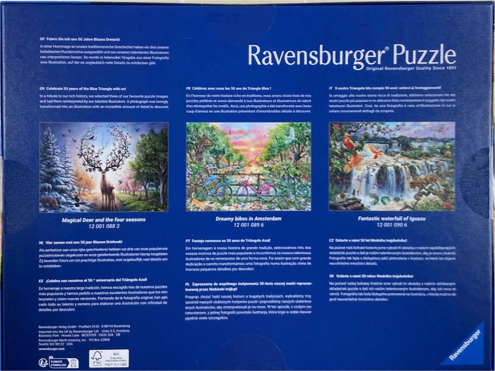 Deer at Day and Night - Ravensburger puzzle collectible [Barcode 4005555014614] - Main Image 2