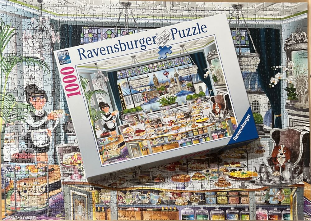 London Tea Party - Ravensburger puzzle collectible [Barcode 4005556172740] - Main Image 2