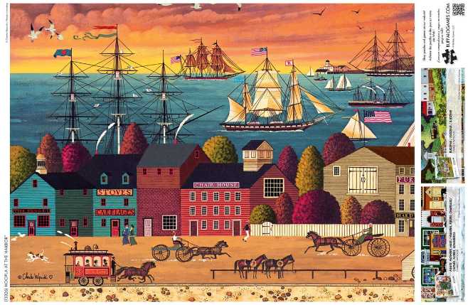Hoopla At The Harbor - Buffalo puzzle collectible [Barcode 079346133260] - Main Image 3