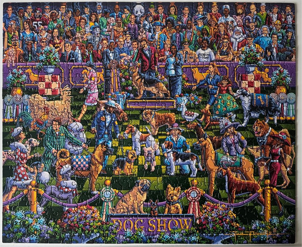 Dog Show - Dowdle puzzle collectible [Barcode 671095204378] - Main Image 2
