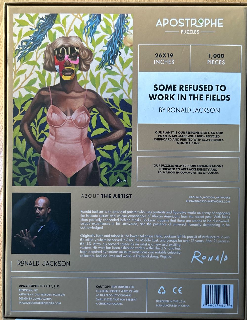 Some Refused To Work In The Fields - Apostrophe puzzle collectible [Barcode 860004983040] - Main Image 2