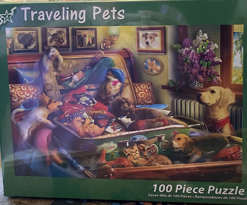 Traveling Pets - Vermont Christmas Company 🇺🇸 puzzle collectible [Barcode 819273024664] - Main Image 2