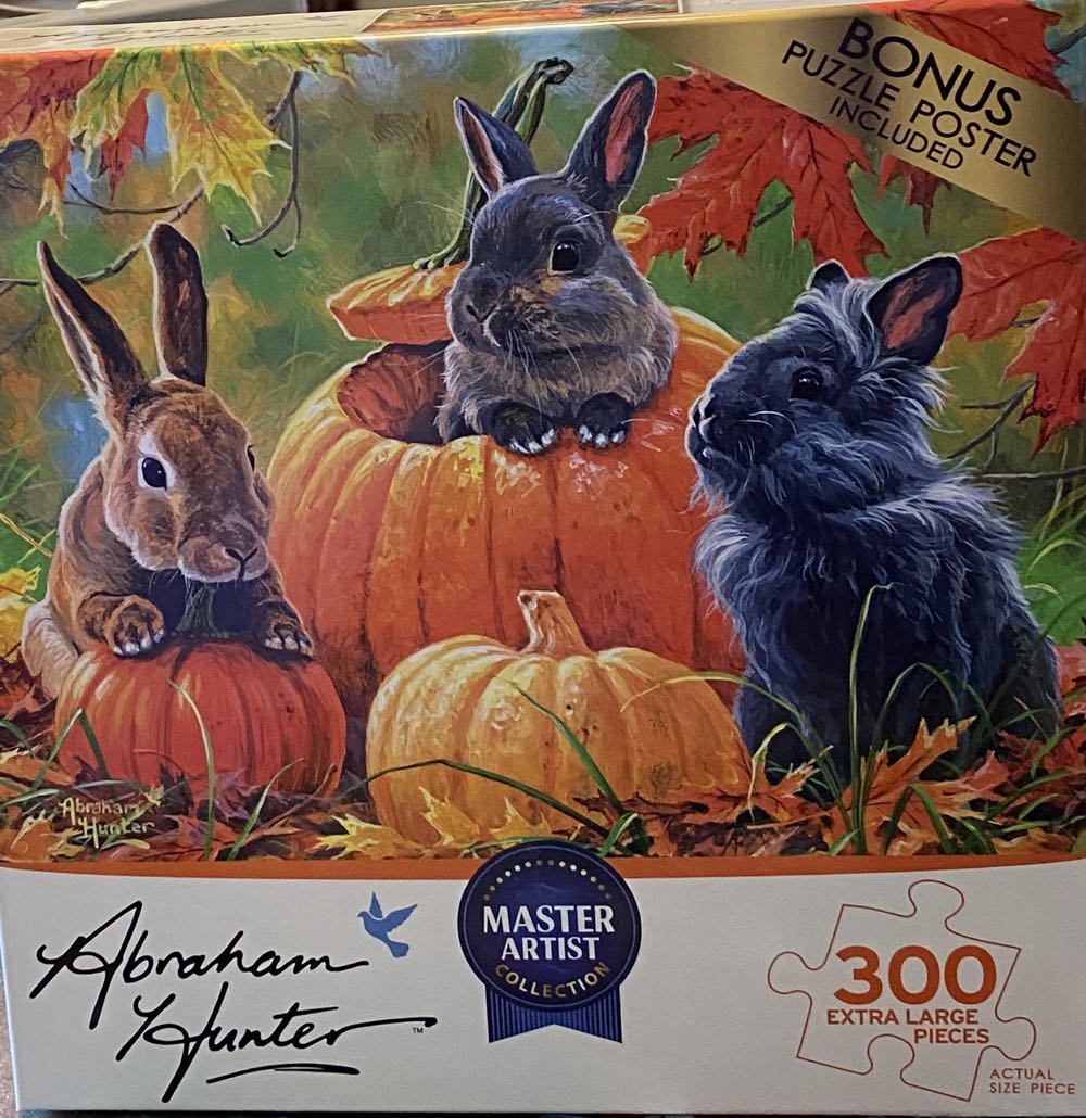 Pumpkin Patch Bunnies - RoseArt puzzle collectible [Barcode 4895145435970] - Main Image 2