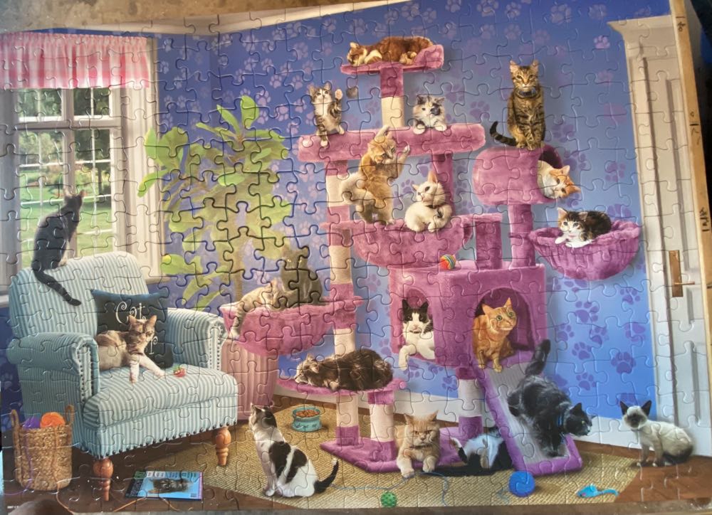 Cat Tree - Eurographics puzzle collectible [Barcode 628136659970] - Main Image 2