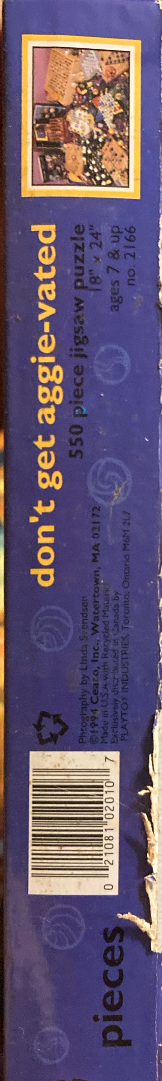 Don’t Get Aggie-Vated - Ceaco puzzle collectible [Barcode 021081020107] - Main Image 3