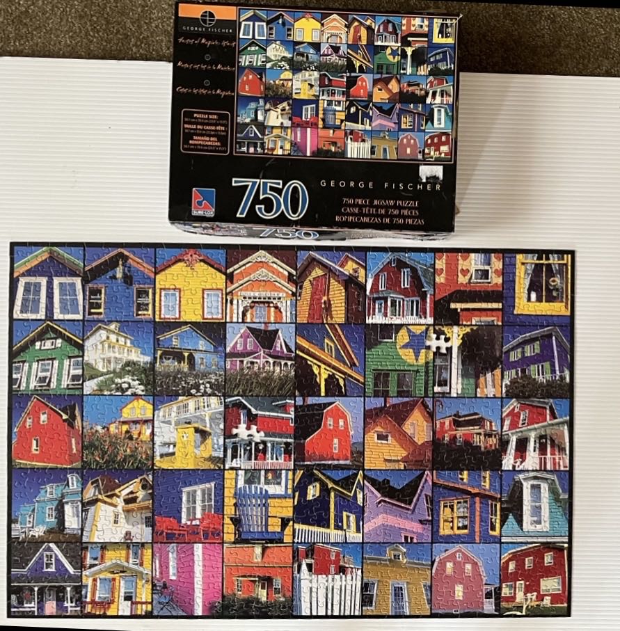 George Fischer Of 750 Piece Jigsaw Sure Lox - Sure  Lox puzzle collectible [Barcode 686141405357] - Main Image 2