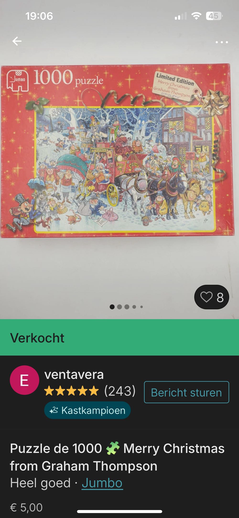 Christmas Spirits - Jumbo puzzle collectible [Barcode 8710126019542] - Main Image 3