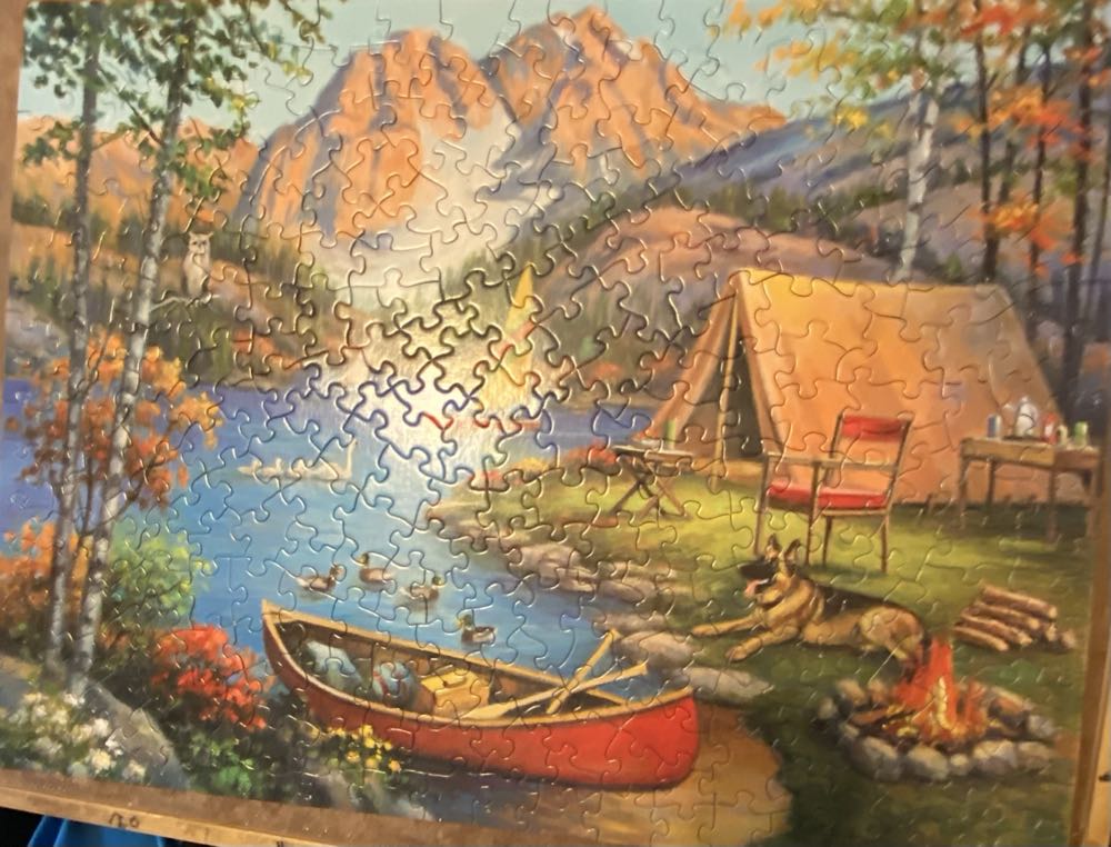 Picturesque Campsite - Spilsbury puzzle collectible [Barcode 810061443537] - Main Image 2