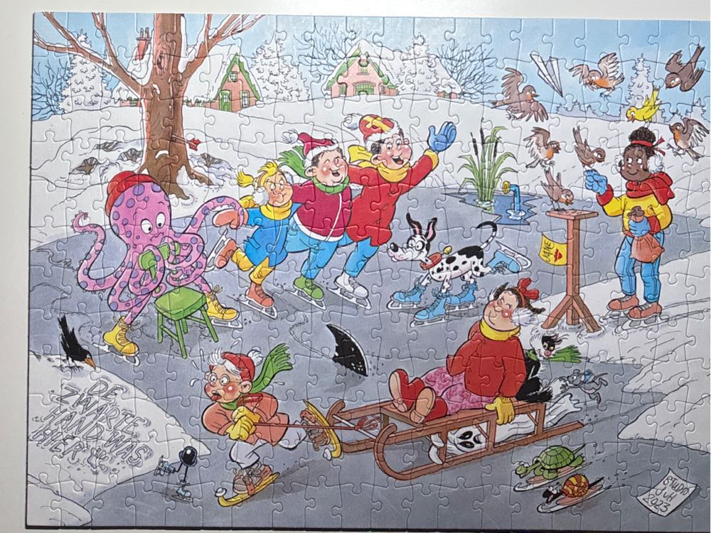 Junior 17 Schaatsen - Jumbo puzzle collectible [Barcode 8710126003428] - Main Image 2