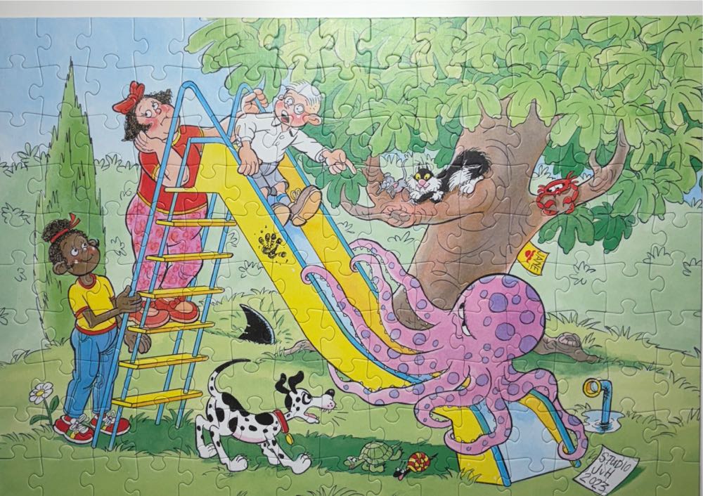 A Slippery Slide - Jumbo puzzle collectible [Barcode 8710126003411] - Main Image 2