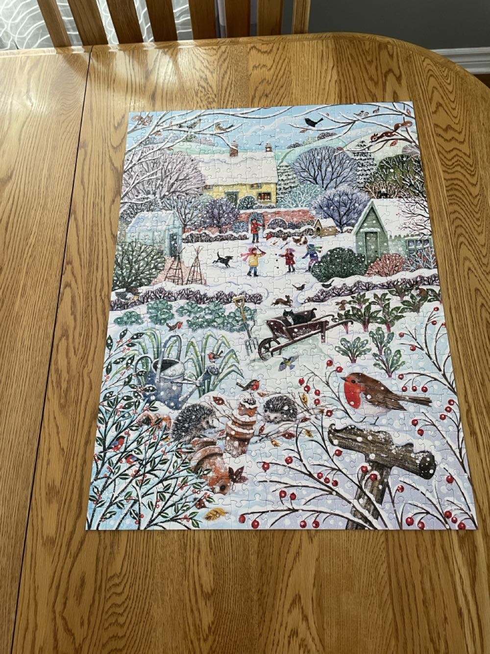 Winter Holidays - Cobble Hill puzzle collectible [Barcode 625012450973] - Main Image 3