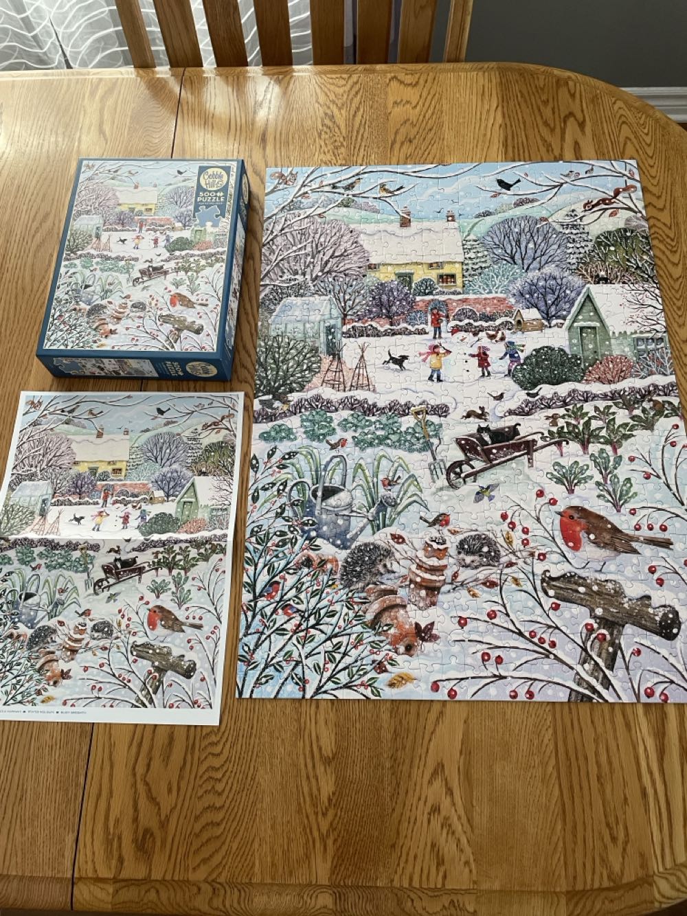 Winter Holidays - Cobble Hill puzzle collectible [Barcode 625012450973] - Main Image 4