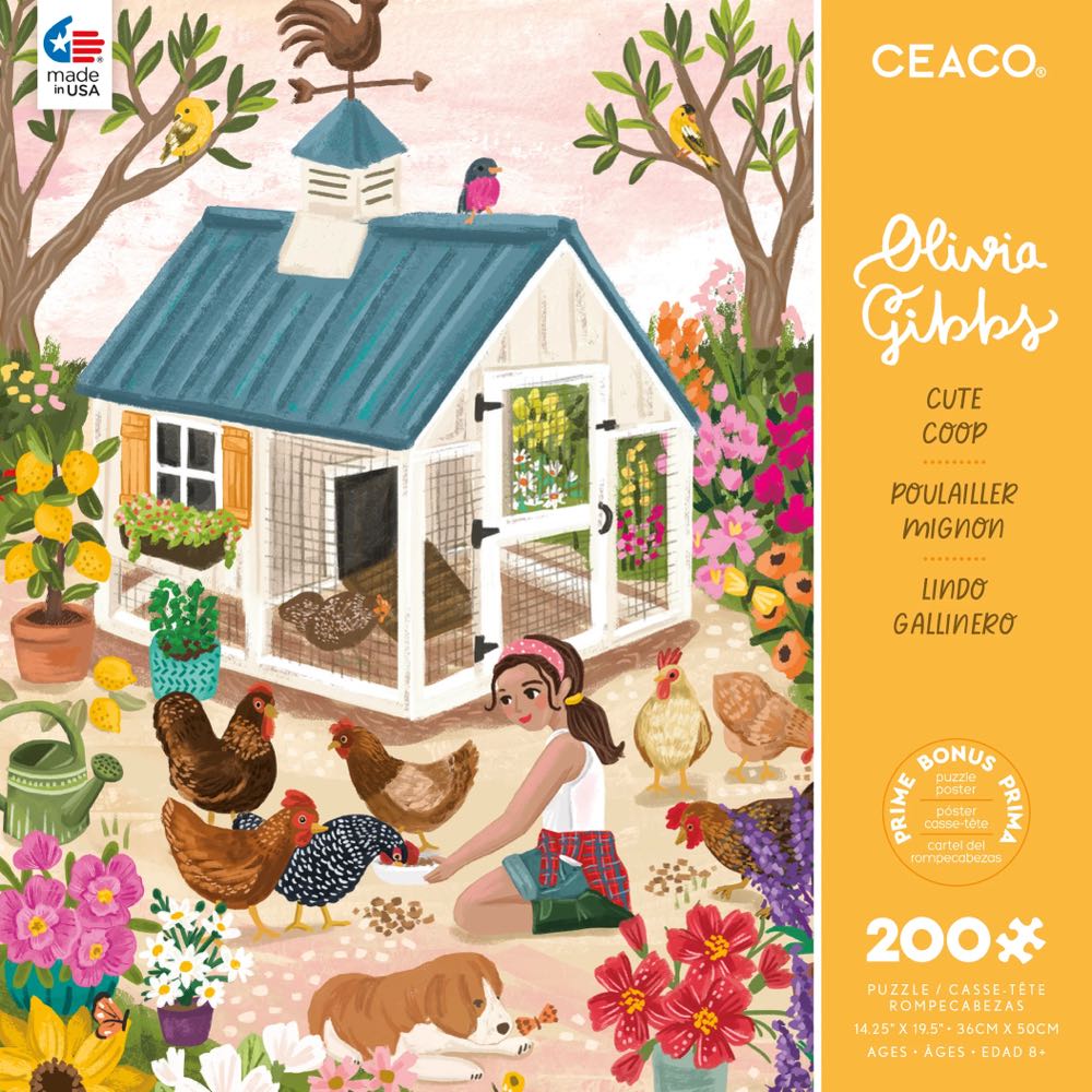 Cute Coop - Ceaco puzzle collectible [Barcode 021081224437] - Main Image 2