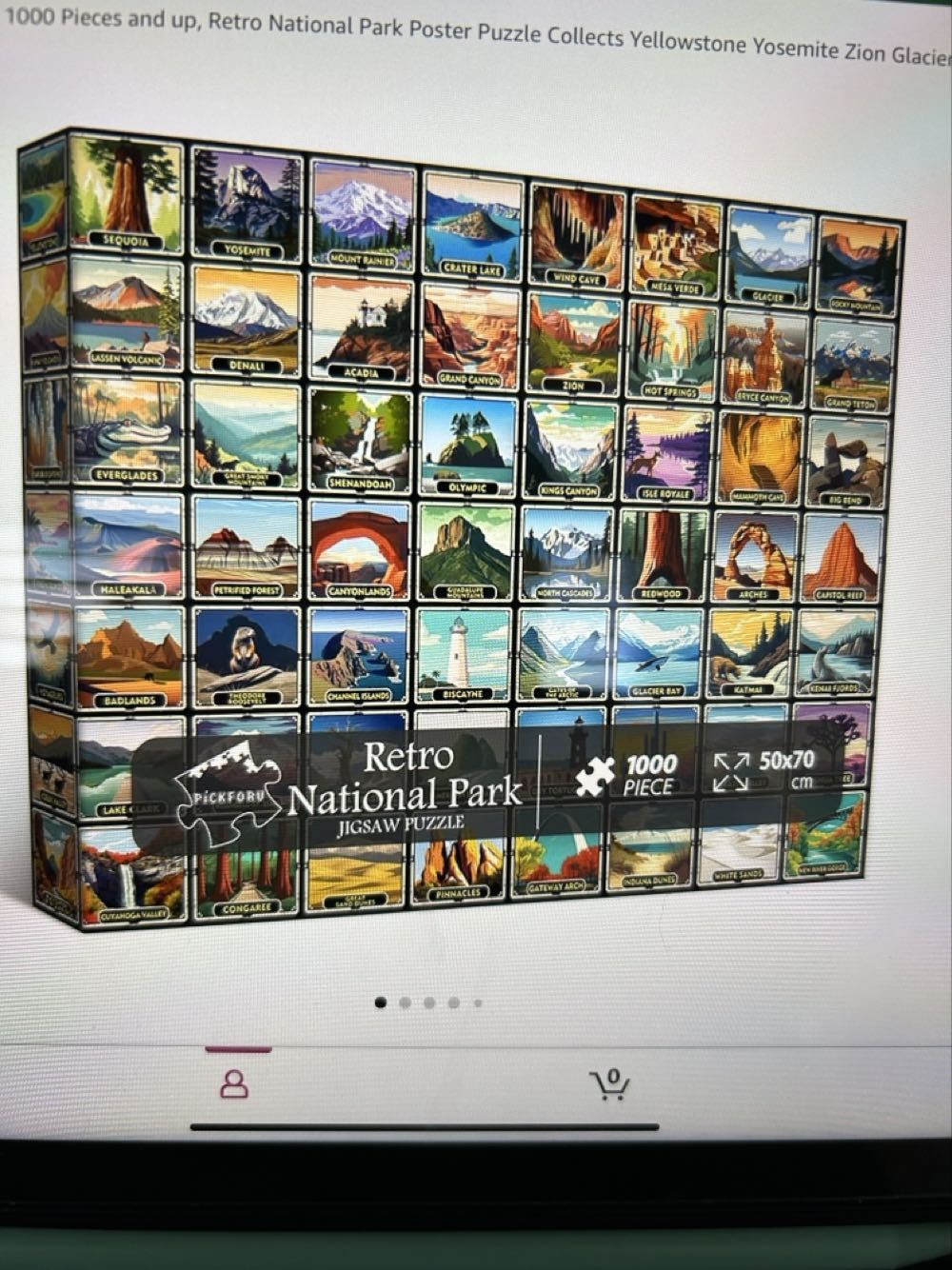 Retro National Park  puzzle collectible - Main Image 2