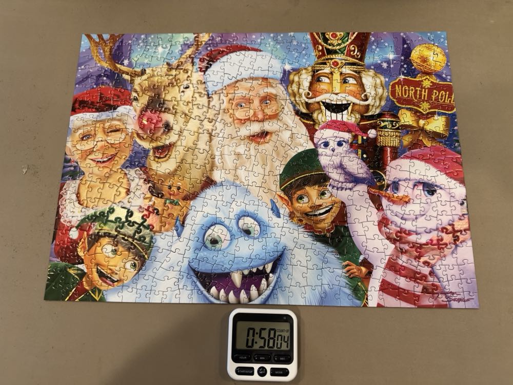 The North Pole Family Portrait - MasterPieces puzzle collectible [Barcode 705988324406] - Main Image 2
