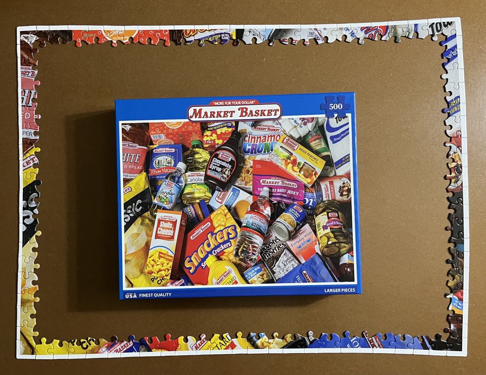 Market Basket - White Mountain puzzle collectible [Barcode 724819268559] - Main Image 4