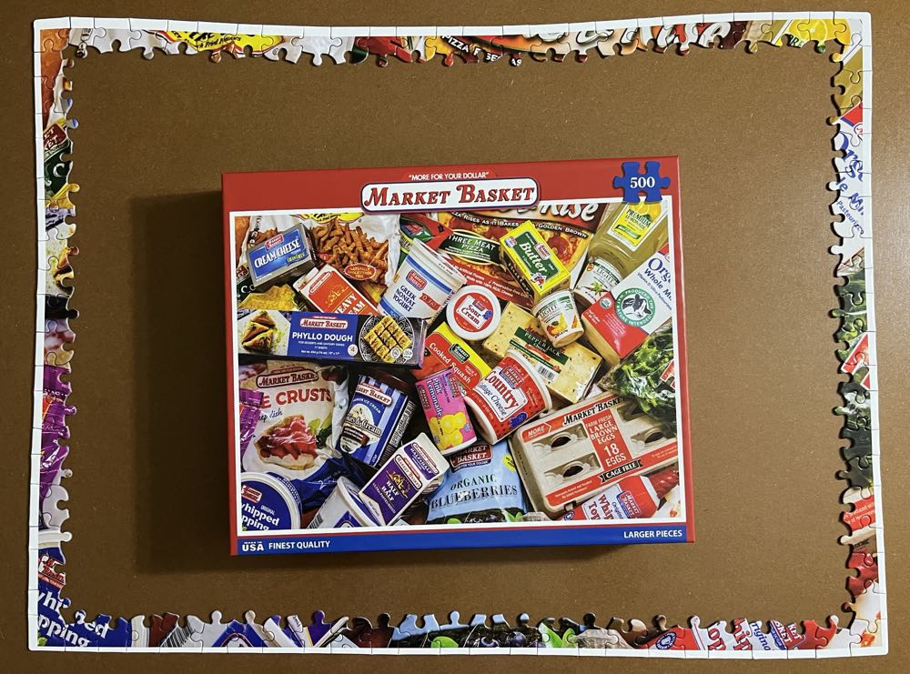 Market Basket - White Mountain puzzle collectible [Barcode 724819268566] - Main Image 4