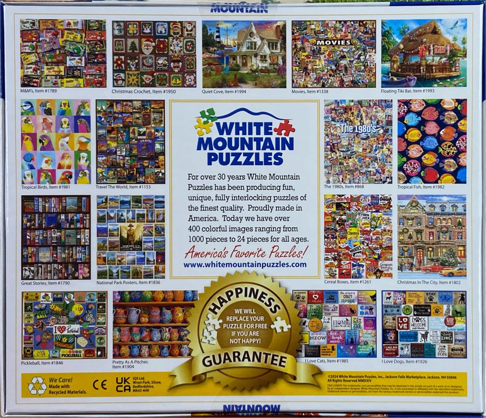 Thanksgiving Day - White Mountain Puzzles puzzle collectible [Barcode 724819268498] - Main Image 4