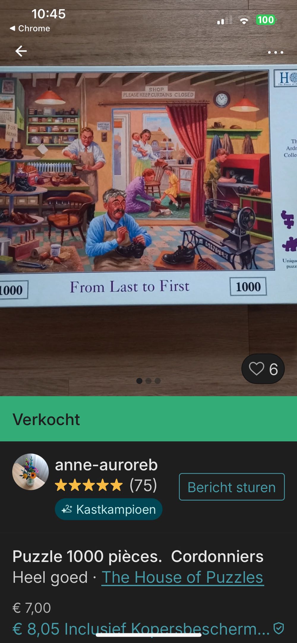 From Last To First - House of Puzzles Ltd HOP, The puzzle collectible [Barcode 5060002002872] - Main Image 3