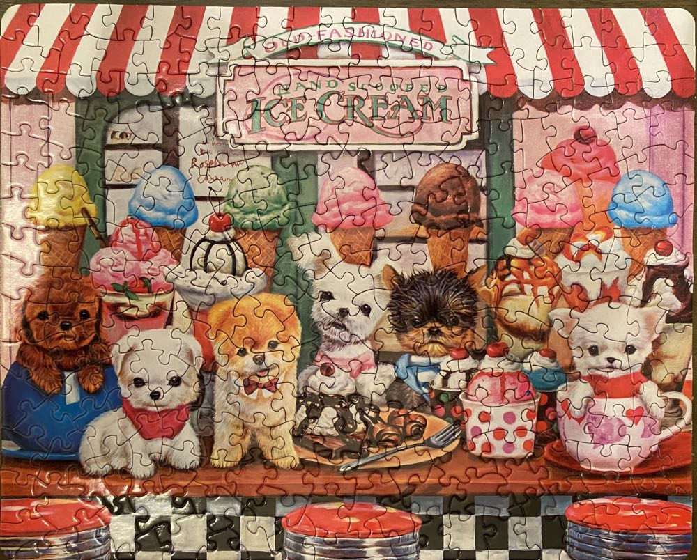 You & Me - Ice Cream Puzzles - Craz-Z-Art puzzle collectible [Barcode 639277886521] - Main Image 2