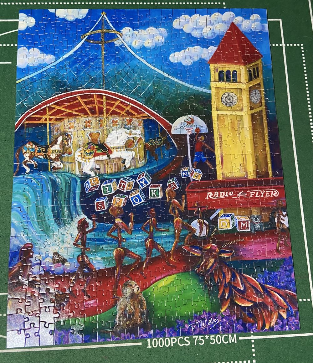 Spokane Treasures - Debbie McCulley Designs puzzle collectible - Main Image 2