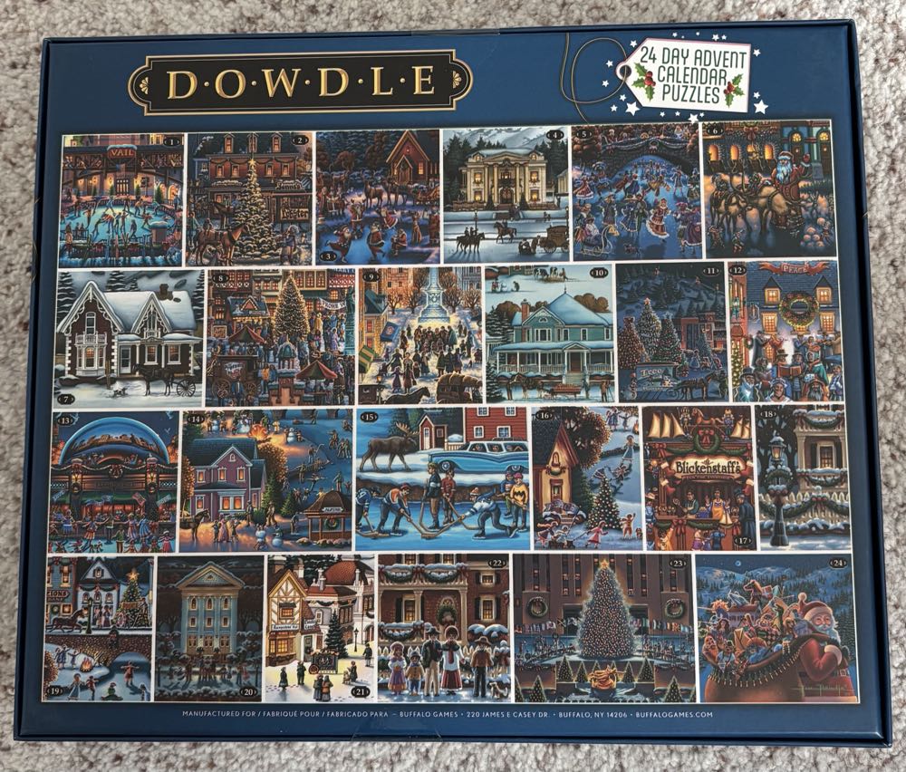 Dowdle—Advent Calendar - Dowdle puzzle collectible [Barcode 079346950454] - Main Image 3