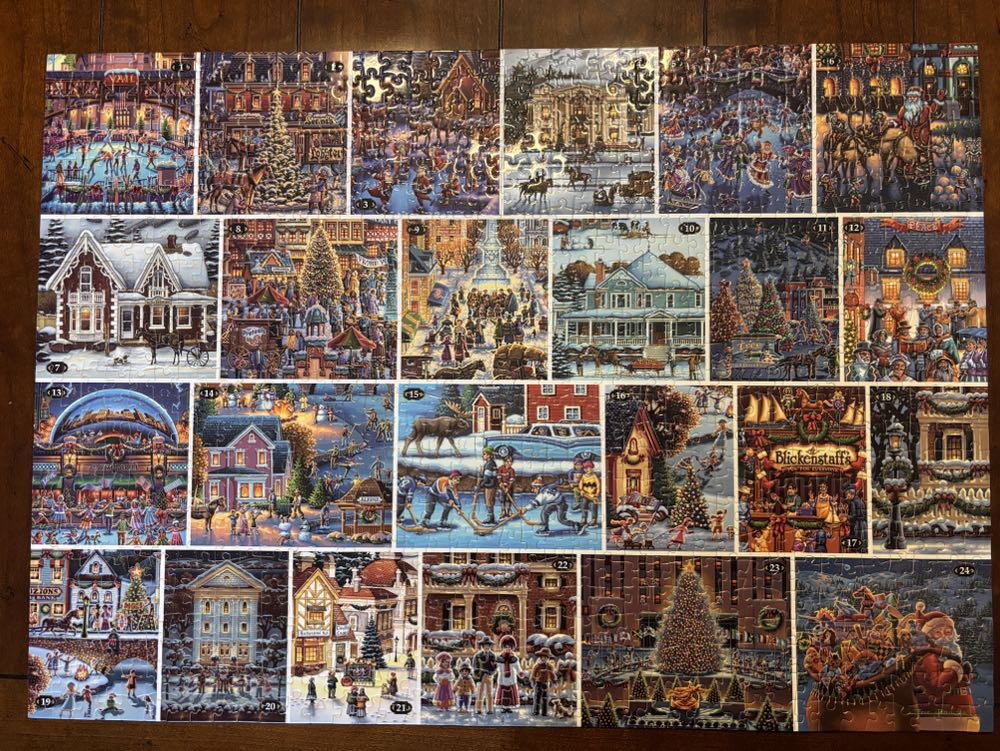 Dowdle—Advent Calendar - Dowdle puzzle collectible [Barcode 079346950454] - Main Image 4