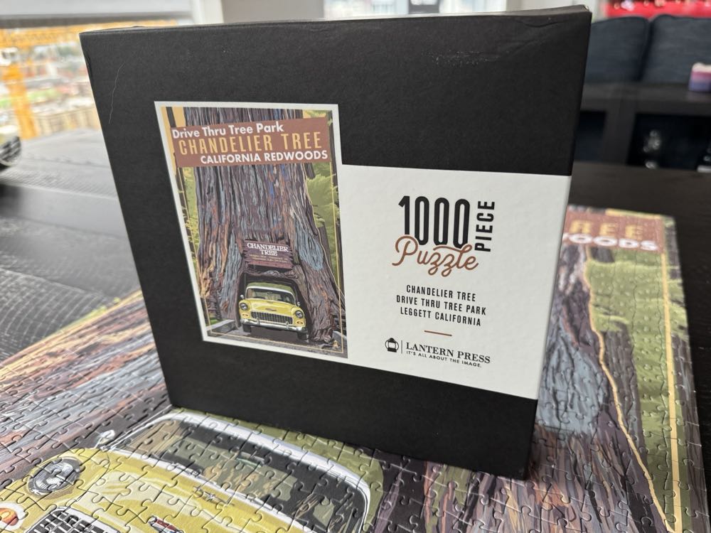 Chandelier Tree - Lantern Press puzzle collectible [Barcode 744252573768] - Main Image 2