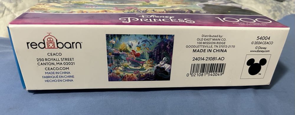Disney: Princess Ariel - Red Barn - CEACO puzzle collectible [Barcode 021081540049] - Main Image 2