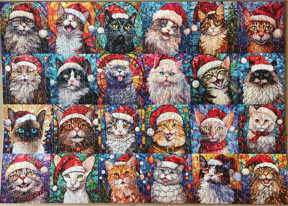 Happy Christmas Cats Advent Calendar - Pickforu puzzle collectible - Main Image 2