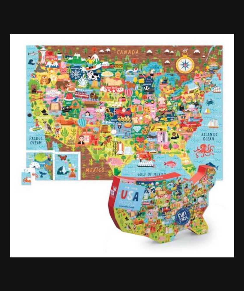 USA - Crocodile Creek puzzle collectible [Barcode 732396270018] - Main Image 2