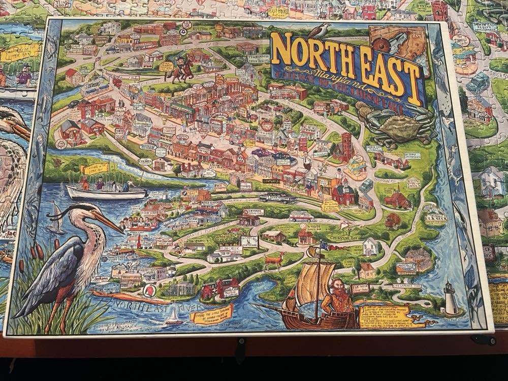 Northeast Maryland - White Mountain puzzle collectible - Main Image 2