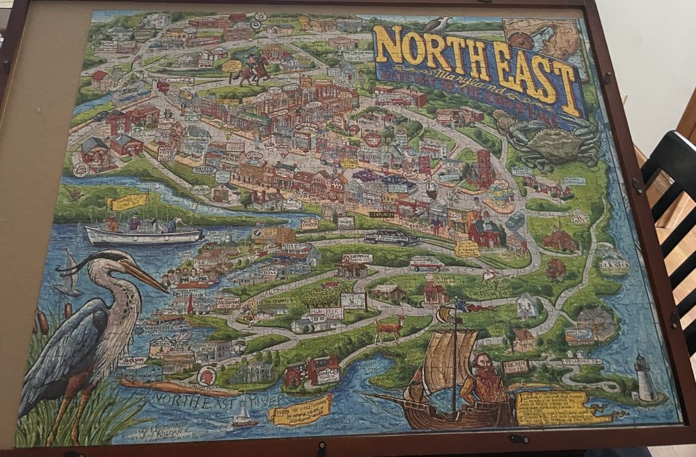 Northeast Maryland - White Mountain puzzle collectible - Main Image 3