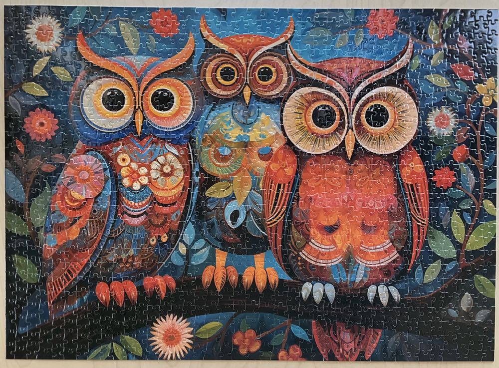 Owl Family - PPuzzling puzzle collectible - Main Image 2