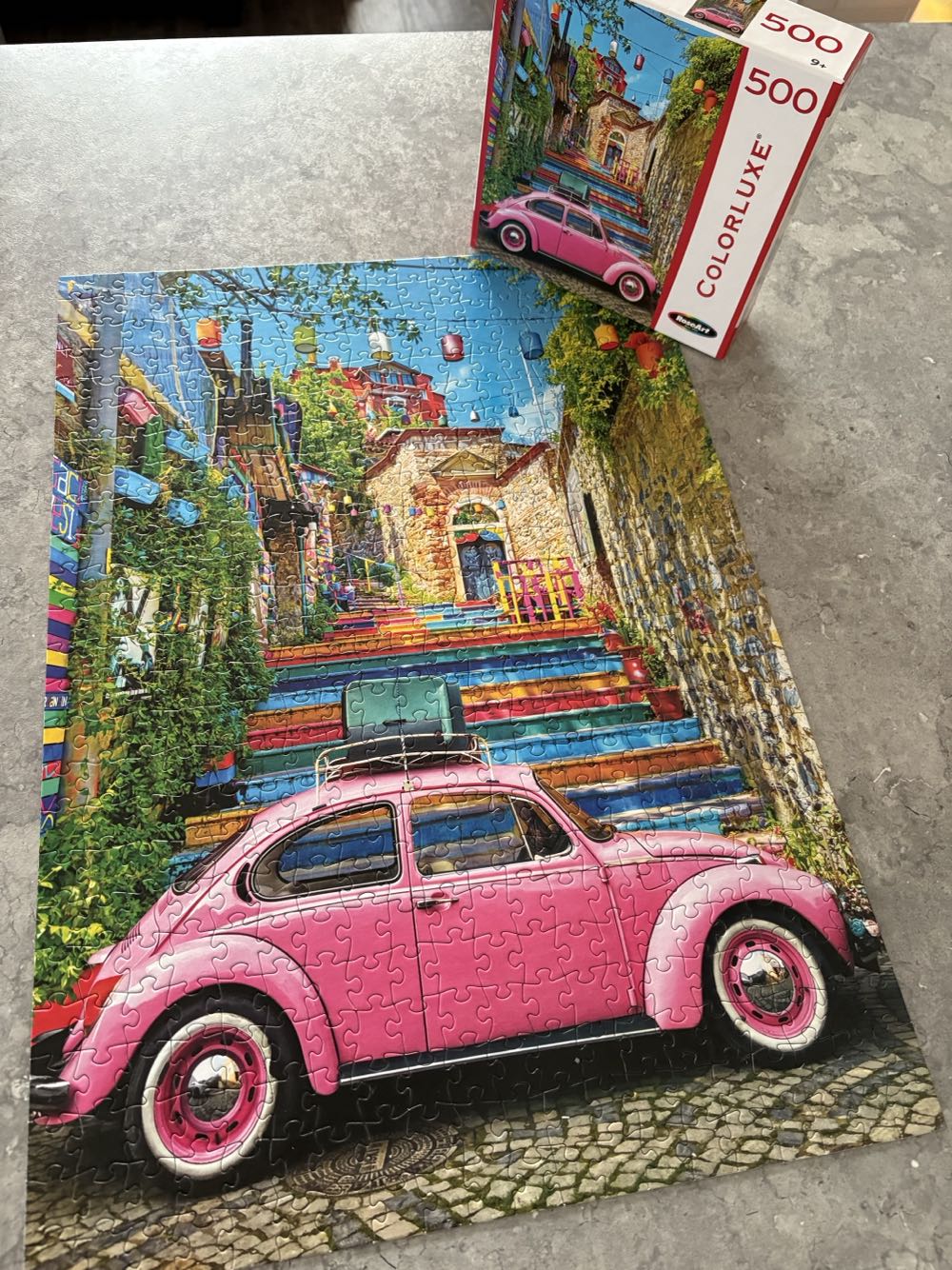 Pink Bug In Istanbul - Rose Art puzzle collectible [Barcode 4895145444835] - Main Image 3