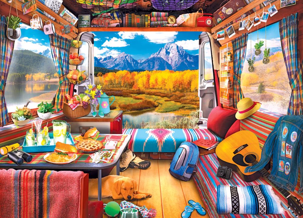 My Happy Place : The Grand Tetons - Rose Art puzzle collectible [Barcode 4895145450591] - Main Image 2