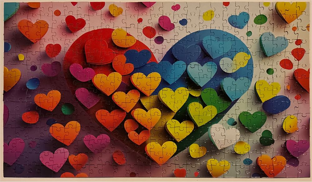 Beautiful Hearts  - CraZArt puzzle collectible [Barcode 4895145425438] - Main Image 2