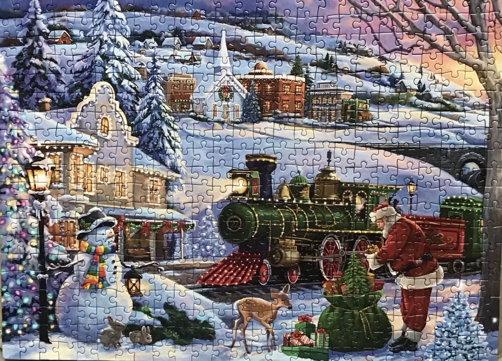 Christmas Train - Clementoni puzzle collectible [Barcode 8005125355662] - Main Image 2