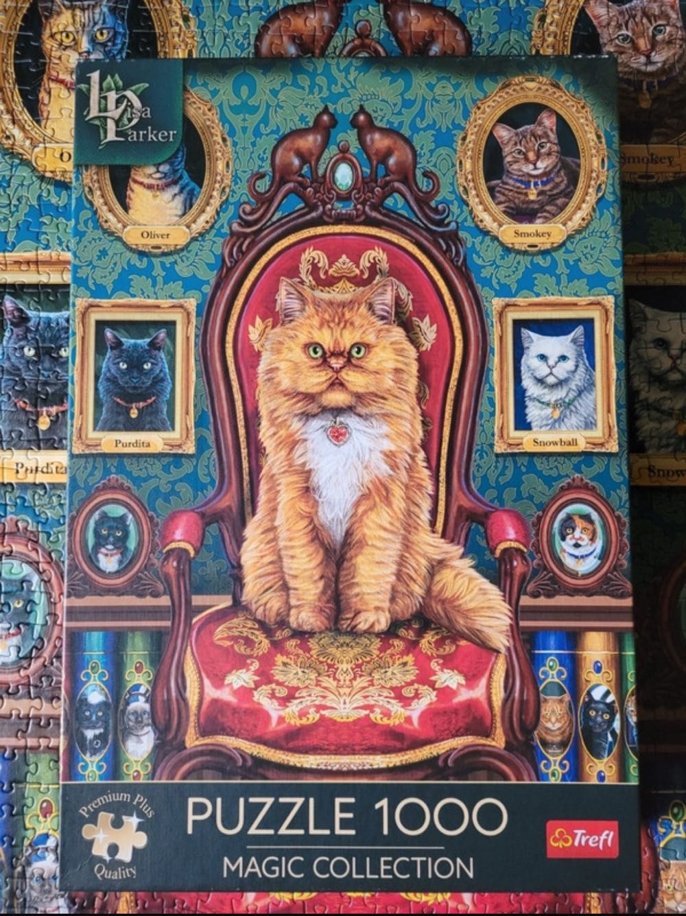 Mad About Cats 🟦 - Trefl puzzle collectible [Barcode 5900511108965] - Main Image 4