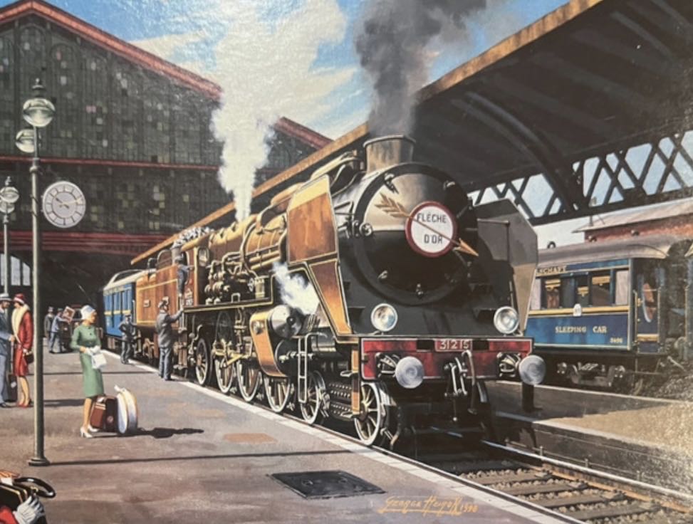 Bon Voyage - The Golden Arrow And La Fleche D’or - Falcon de luxe puzzle collectible [Barcode 5011145038945] - Main Image 3