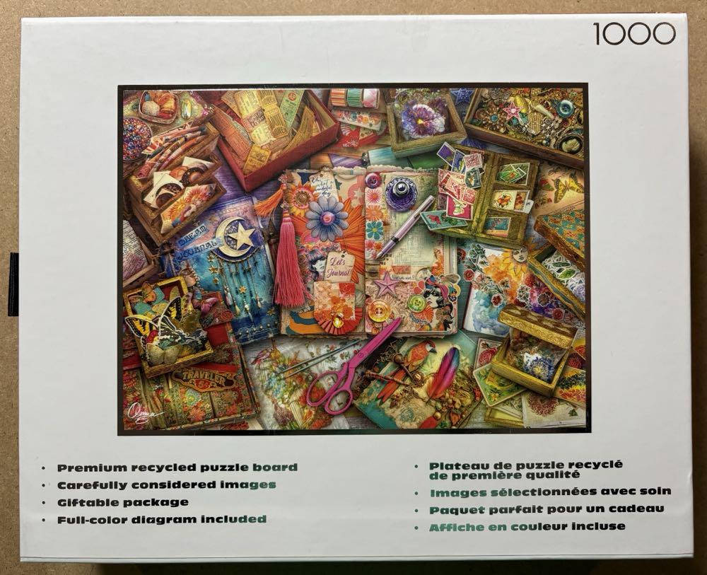 The Junk Journaler’s Desk💃 - Buffalo Games puzzle collectible - Main Image 2