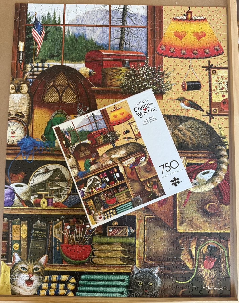 Yarn Duty - Buffalo puzzle collectible [Barcode 079346173297] - Main Image 3