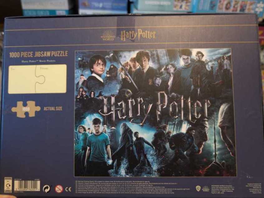 Harry Potter Movie Posters Piece Jigsaw World Wizarding Paladone - Paladone puzzle collectible [Barcode 5055964762551] - Main Image 2