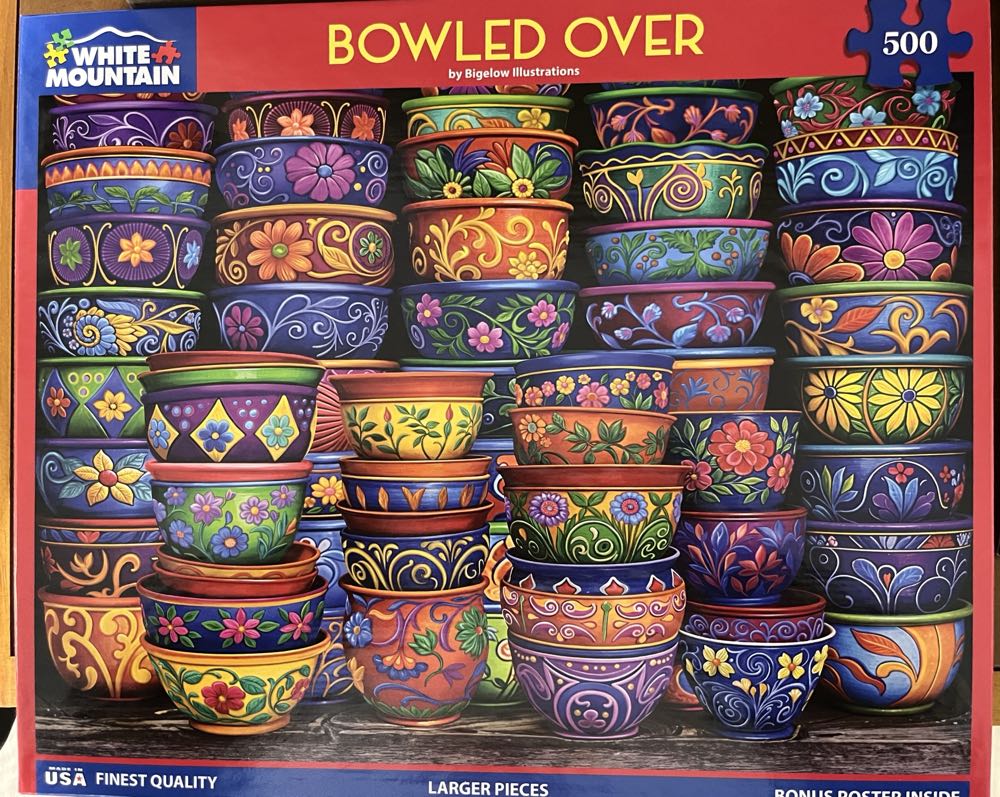 Bowled Over - White Mountain 🇺🇸 puzzle collectible [Barcode 724819268450] - Main Image 2